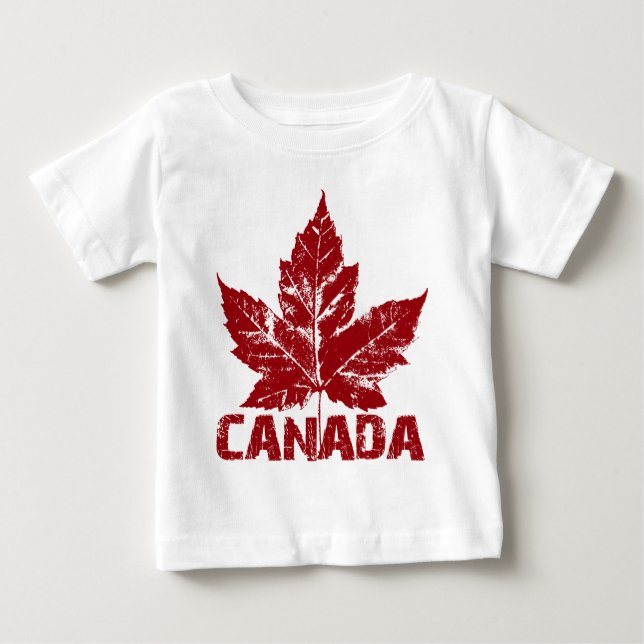 Canada Baby Shirt Canada Souvenir Baby T-shirts (Front)