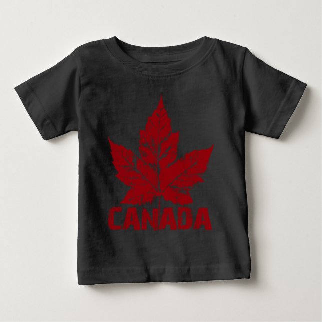Canada Baby Shirt Canada Souvenir Baby T-shirts (Front)