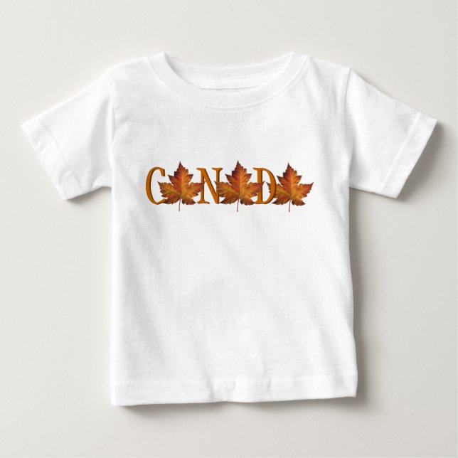 Canada Baby T-shirt Canada Souvenir Baby Tee Shirt (Front)