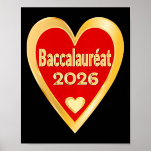Canada Baccalauréat High School University Graduat Poster