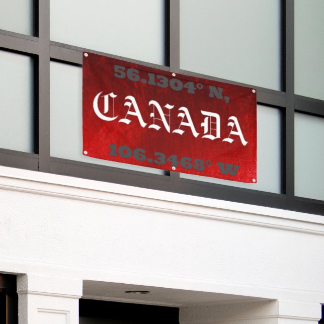 CANADA  BANNER (Outside Building)