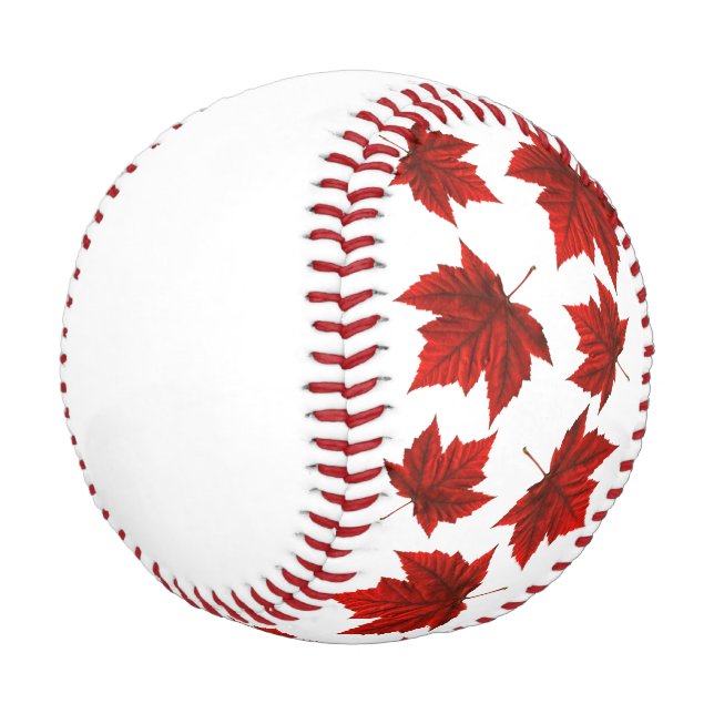 Canada Baseball Canada Maple Leaf Baseball (Angled)
