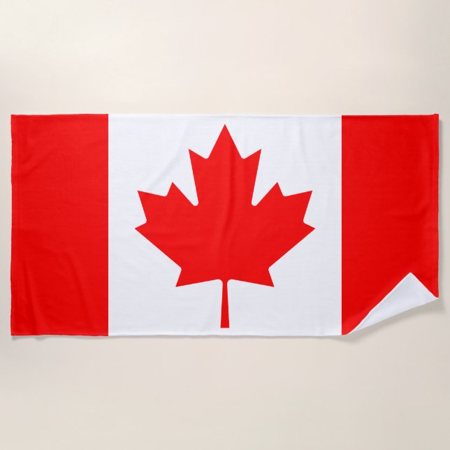 Canada Beach Towel (Front)