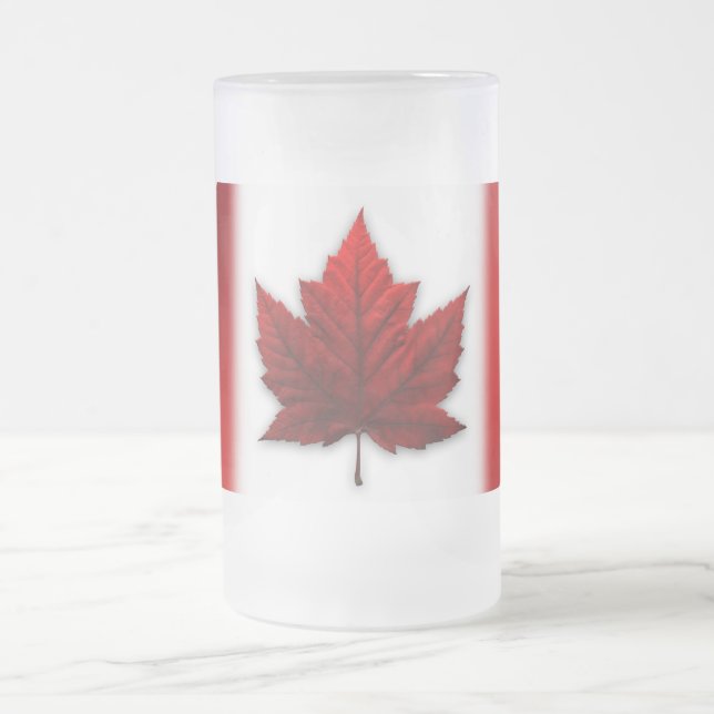 Canada Beer Mug Canada Flag Souvenir Glasses (Center)