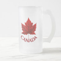 Canada Beer Mug Canada Maple Leaf Souvenir Glasses