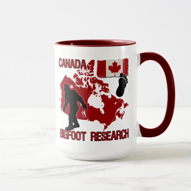 Canada Bigfoot Research Mug (Right)