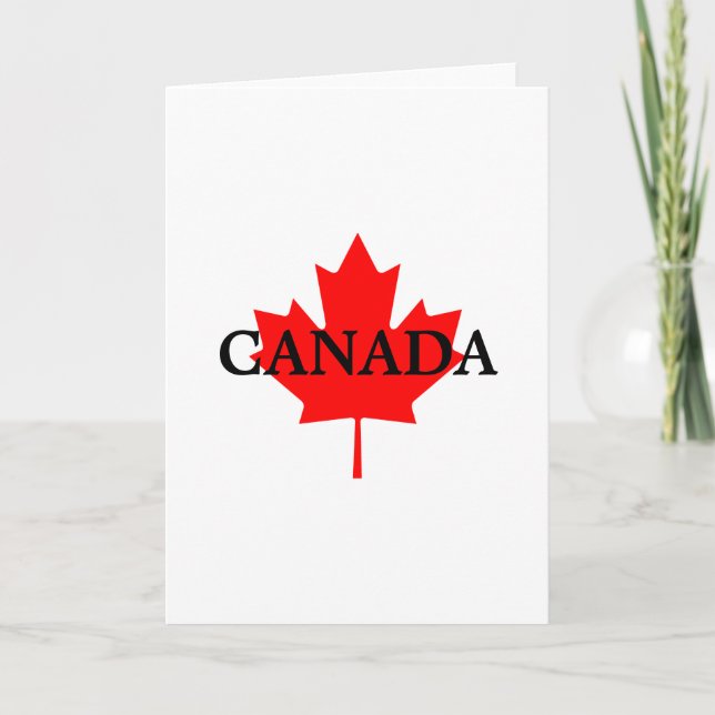 CANADA Blank Note Card (Front)