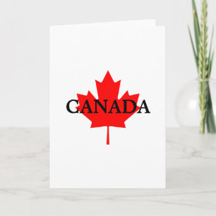 CANADA Blank Note Card