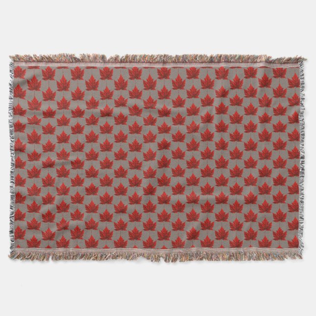 Canada Blanket Canada Maple Leaf Souvenir Throw (Front)
