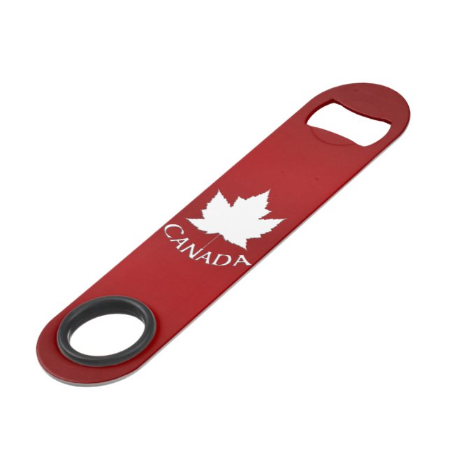 Canada Bottle Opener Canada Maple Leaf Souvenirs (Front Angled)