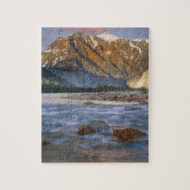 Canada, British Columbia, Alsek River Valley. Jigsaw Puzzle (Vertical)