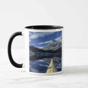 Canada, British Columbia, Banff. Kayak bow on Mug