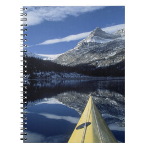 Canada, British Columbia, Banff. Kayak bow on Notebook