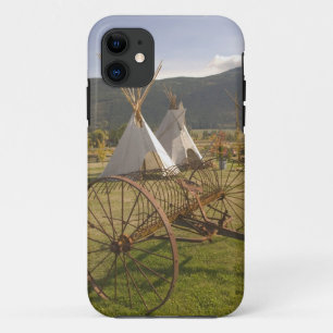 CANADA, British Columbia, Enderby. Tepees & Case-Mate iPhone Case