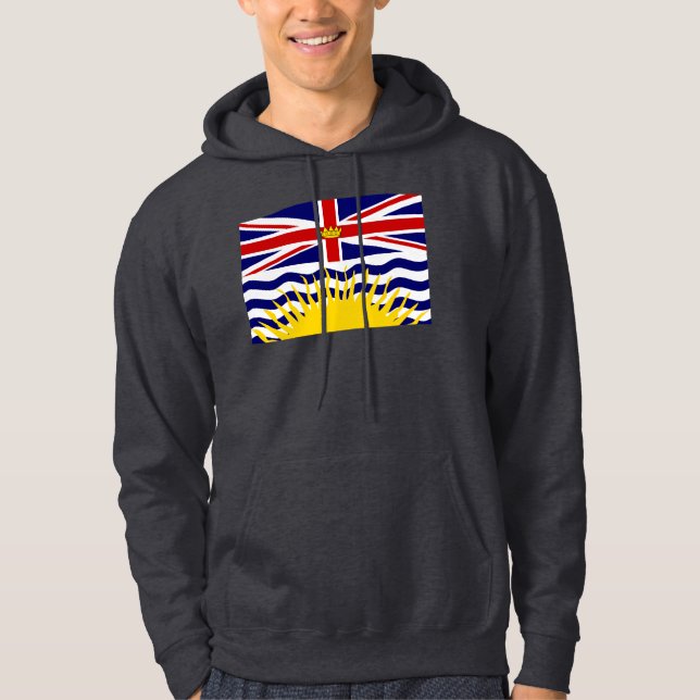 Canada British Columbia Flag Hoodie (Front)