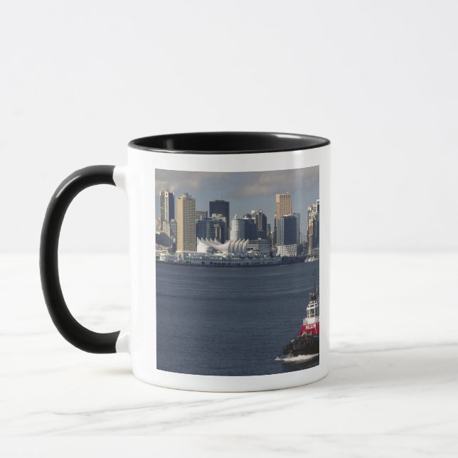 Canada, British Columbia, Vancouver. Downtown Mug (Left)