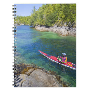 Canada, British Columbia, Vancouver Island. Sea 2 Spiral Notebook