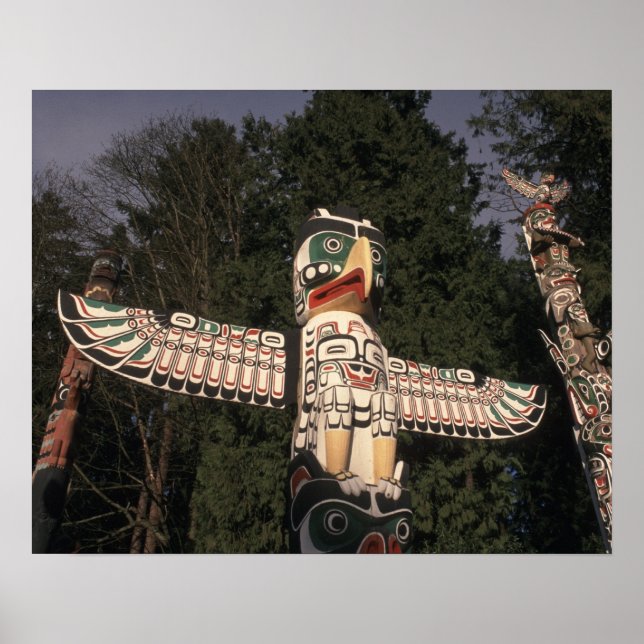 Canada, British Columbia, Vancouver.  Native Poster (Front)