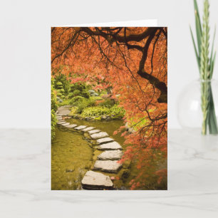 CANADA, British Columbia, Victoria. Autumn Card