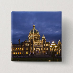 CANADA, British Columbia, Victoria. Evening, 15 Cm Square Badge