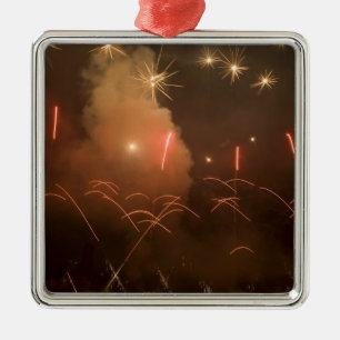CANADA, British Columbia, Victoria. Summer Metal Tree Decoration