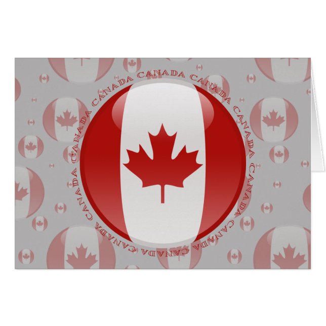 Canada Bubble Flag (Front Horizontal)