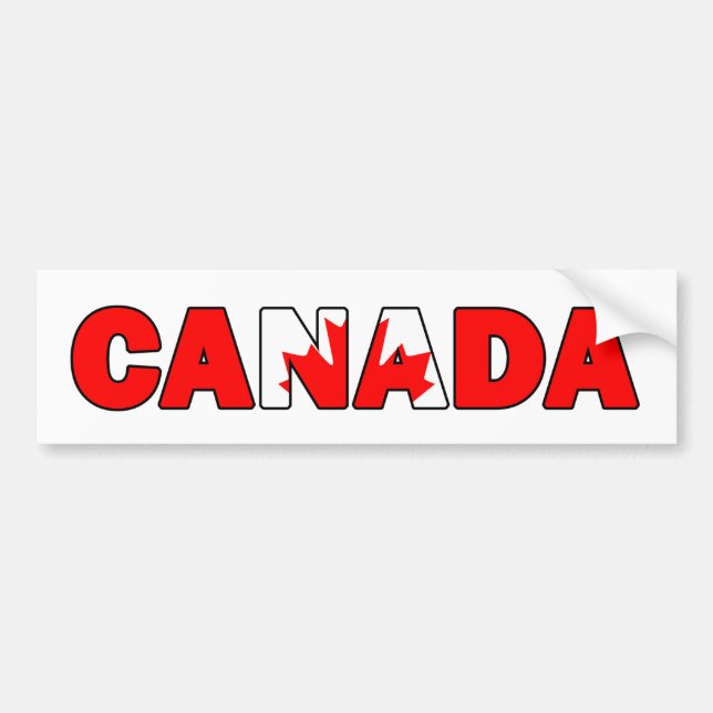 Canada Bumper Sticker (Front)