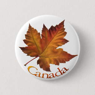 Canada Button Canada Maple Leaf Souvenir Buttons