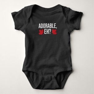 Canada Canada Day Maple Leaf Canadian Baby Bodysuit