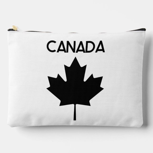 CANADA. Canadian flag. Patriotic.  Accessory Pouch (Front)