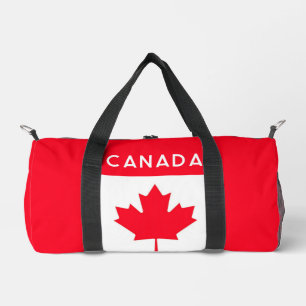 CANADA. Canadian flag. Patriotic. Duffle Bag