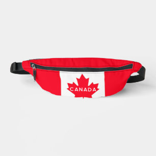 CANADA. Canadian flag. Patriotic. Fanny Pack