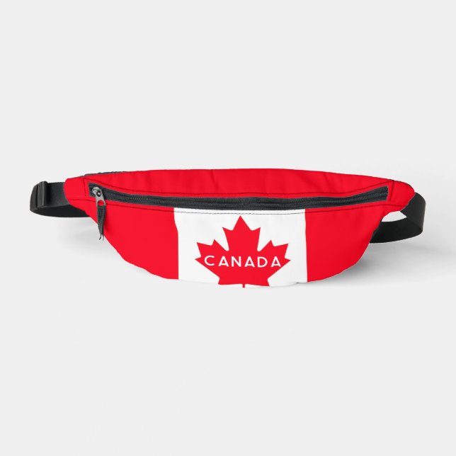 CANADA. Canadian flag. Patriotic. Fanny Pack (Front)