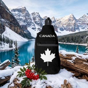 CANADA. Canadian flag. Patriotic Sling Bag