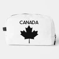 CANADA. Canadian flag. Patriotic. Toiletry bag.