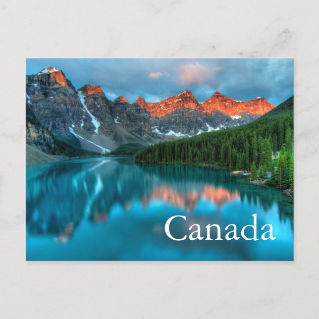 Canada Canadian Lake Banff Postcard (Front)