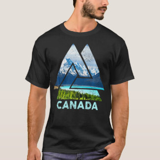 Canada Canadian Nature Vintage Outdoor Hiking Camp T-Shirt