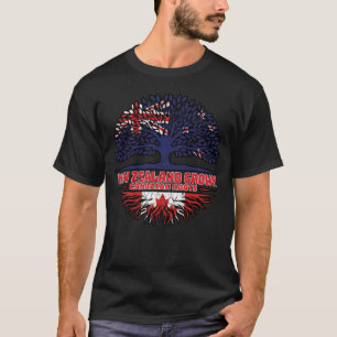 Canada Canadian New Zealand New Zealander Tree T-Shirt