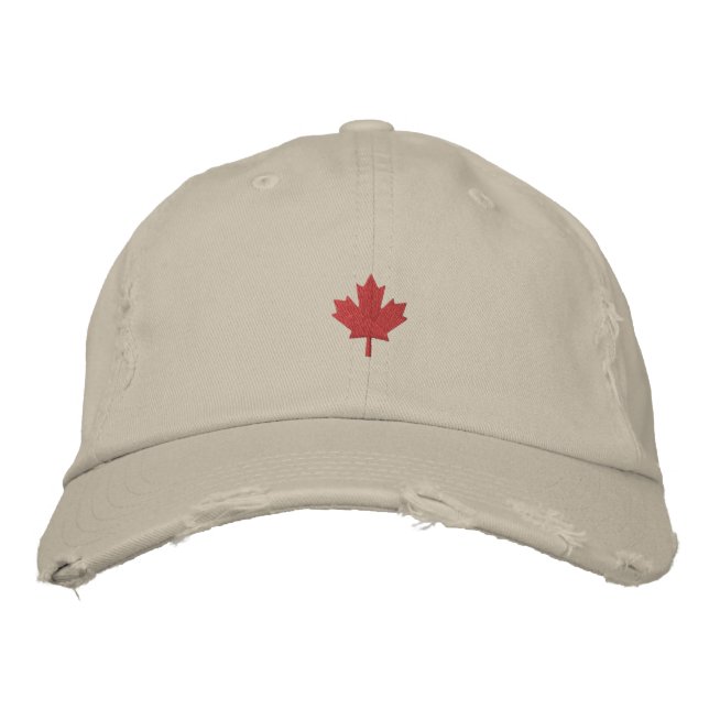 Canada Cap - Red Maple Leaf Hat (Front)