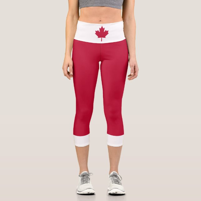 Canada Capri Leggings (Front)
