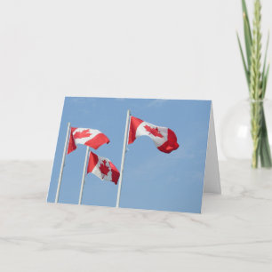 Canada Cards Canada Flag Greeting Cards Custom