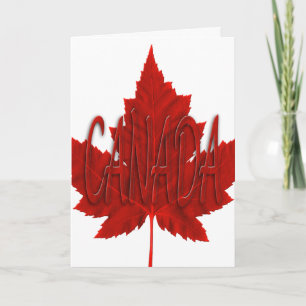 Canada Cards Canada Flag Greeting Cards Custom