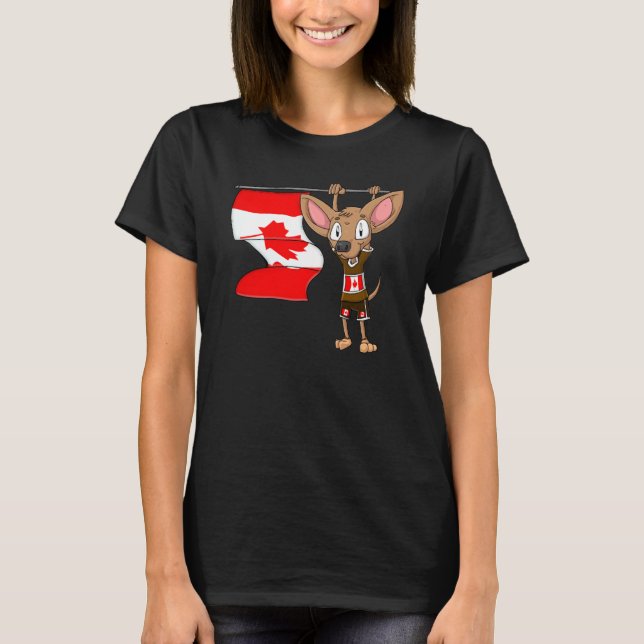 Canada Chihuahua T-Shirt (Front)