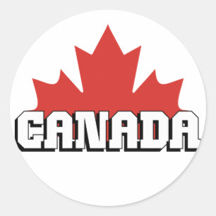 Canada Classic Round Sticker