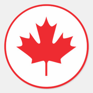 Canada Classic Round Sticker
