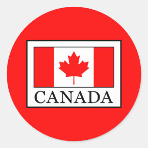 Canada Classic Round Sticker