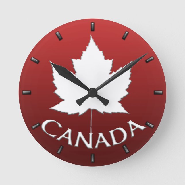 Canada Clock Canada Souvenir Wall Clocks Customise (Front)