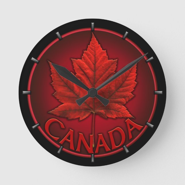 Canada Clock Canada Souvenir Wall Clocks & Gifts (Front)