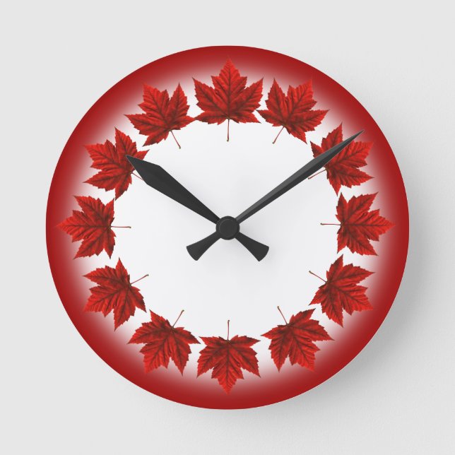 Canada Clock Canada Souvenir Wall Clocks & Gifts (Front)