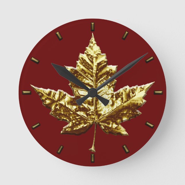 Canada Clock Gold Medal Canada Souvenir Clock (Front)
